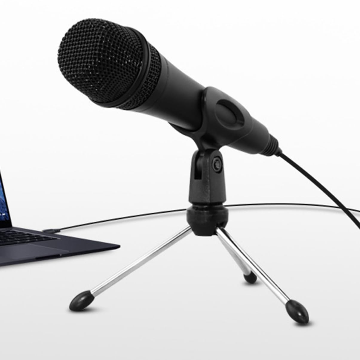 YARNOW Microfono Condensatore USB Set da 1 Materiale Abs e Metallo Connessione Stabile senza Ritardi per Registrazione Studio e Gaming per Performance