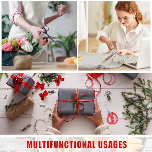 Image of Gisafai 50 Pcs Kitchen Seafood Scissors for Crab Bulk,Leg Scissors Multifunctional Stainless Steel Shears Crab Leg Crackers Fish Shrimp Lobster tools for Kitchen Seafood Peeling (Red)