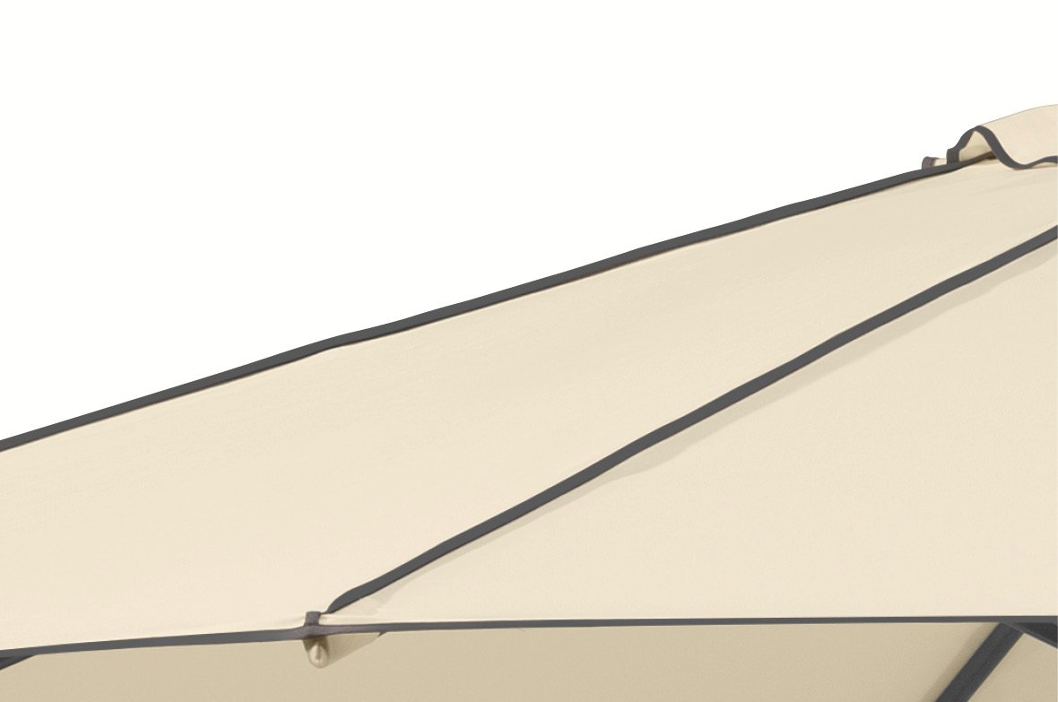 Schneider Sonnenschirm Adria, natur, 350 cm rund, 685-02, Gestell Alu/Stahl, Bespannung Polyester, 7.9 kg