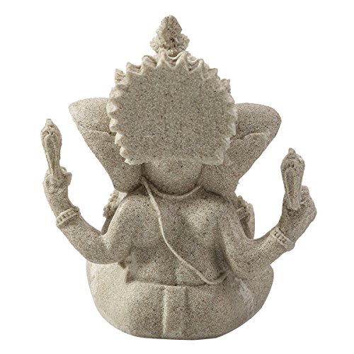 Estatua de Elefante de Resina Natural 10x9x13 cm miniatura 6