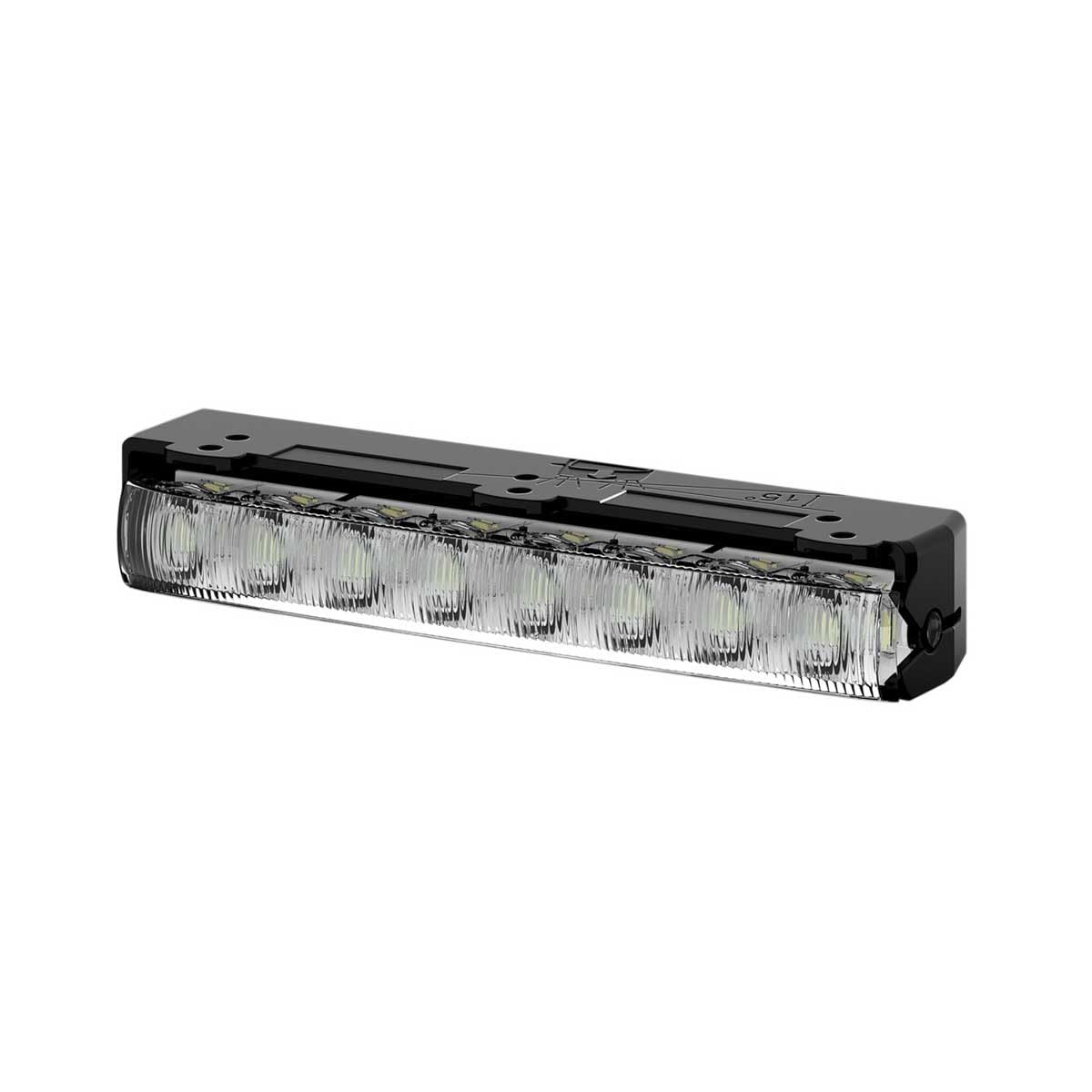 HELLA 2PT 980 970-521 LED-Dagrijverlichting - LEDayLine Zero - 24V - Recht - Lenskleur: Transparent - LED lichtkleur: Wit - Kabel: 2500mm - Aan beide zijden - Aantal: 1