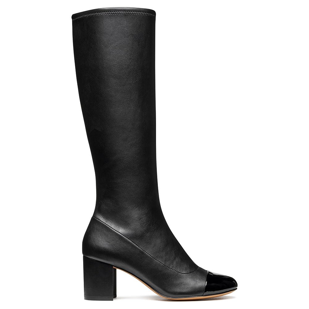 Geox Women's D Virnilia 65 Knee High Boot, Black, 41 EU, black, 7.5 UK