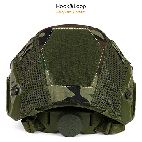 Tactical Multicam Helmet Cover, Military Fast Helmet Cover For Fast Mh/Pj Helmet (No Helmet) (Wl) #TOP2