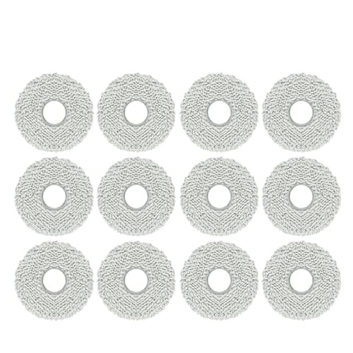 Placa De Cubierta De Paño De Fregona, Compatible Con Ecovacs, Reemplazo De Accesorios De Robot Aspirador X5 OMNI / X5 PRO OMNI(12 PCS Mop)