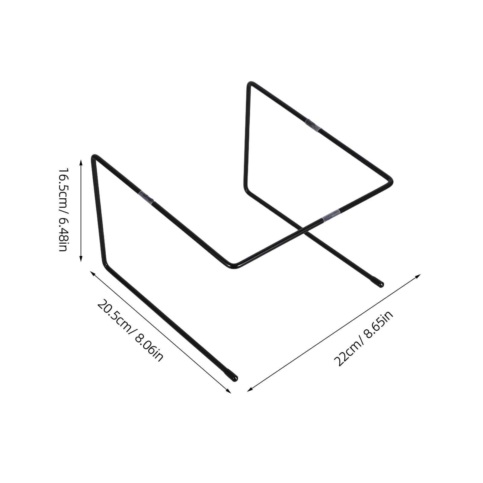 4 Sztuki Częściowy Metalowy Stojak Do Pizzy z Żelaznym Stelażem Antypoślizgowy Organizer Do Serwowania Stole Kompaktowy i Łatwy Czyszczeniu Stojak Tacę i Bufetu