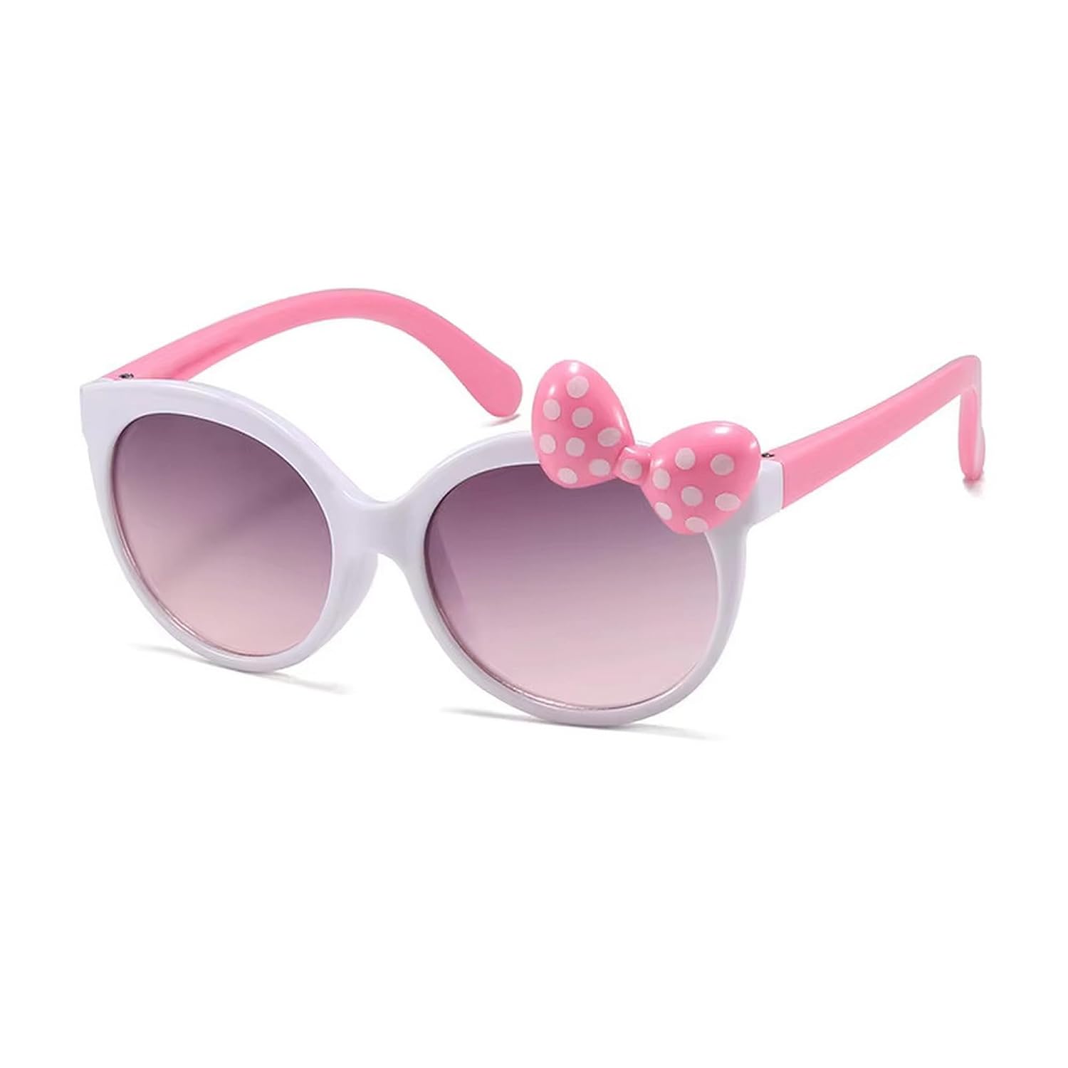 Dervin UV Protected Girl's Bow Cute Sunglasses Baby Personality Cartoon Travel Sunshade Glasses - Review, Price and Buying Guide