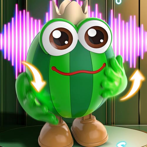 Robot bailarín interactivo frutal con luces y música para niños de edad preescolar 4