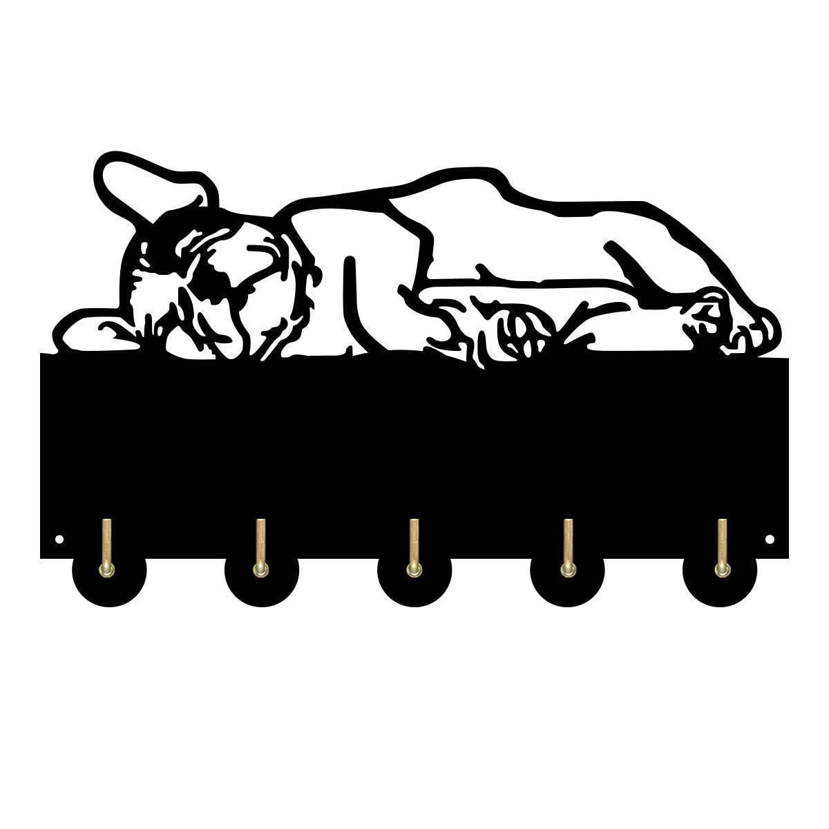 Crochets muraux en bois chiens pour organiser votre ménage