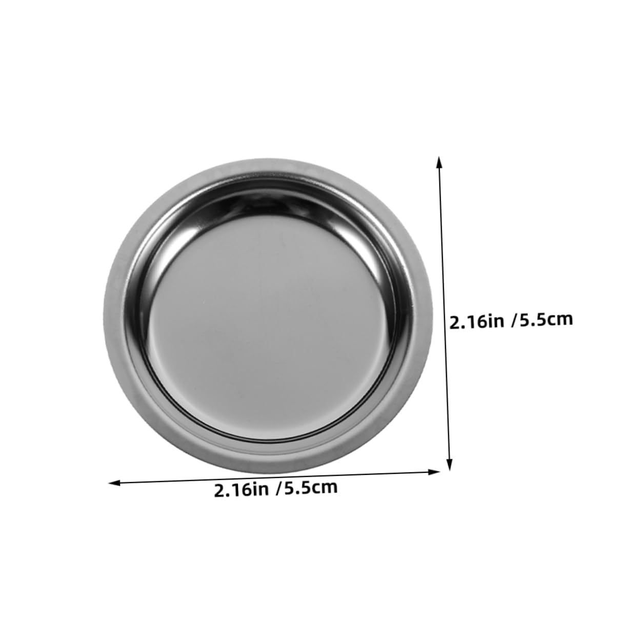 Unomor 2-Piece Stainless Steel Tea Bag Tray Tea Bag Draining Storage Tray Teabag Coaster for Kitchen Home Table