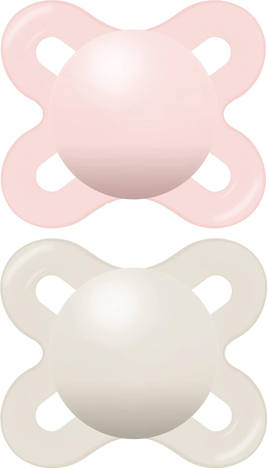 MAM Start Matte Newborn Pacifiers (2 pack, 1 Sterilizing Pacifier Case