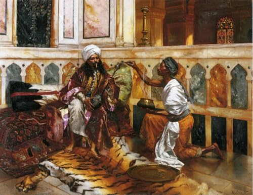 Pintura mural en lienzo de 60x90cm: Rudolf Ernst para decoración de interiores