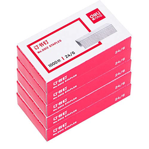 Desktop Stapler,40 Sheet Capacity, Reduced Effort,Spring Powered Stapler, Be Applicable Standard Staples,White,Black (Standard Staples)