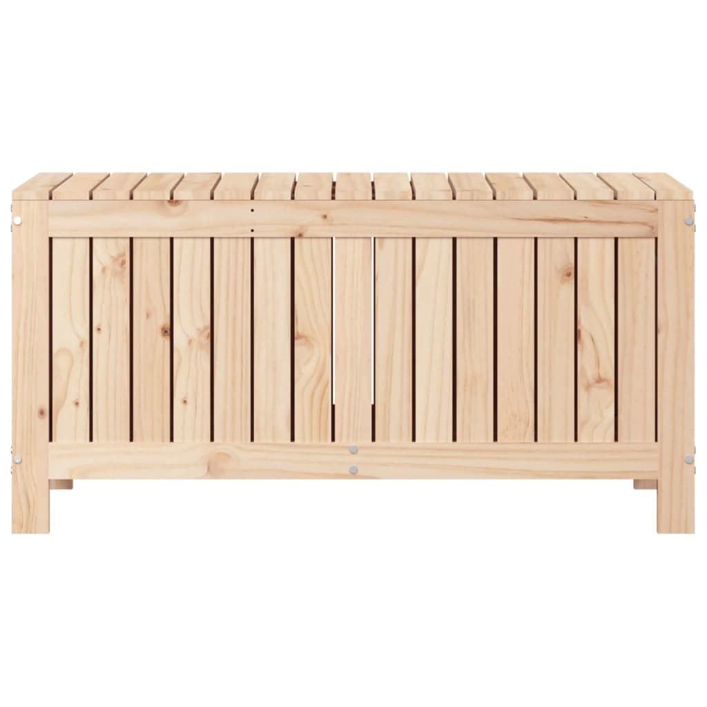 Tomostar Coffre de Jardin Extérieur, Coffre Malle de Rangement Boîte de rangement de jardin 108x42,5x54 cm Bois massif de pin