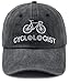 Cyclist Gifts for Men Women, Bike Accessories Baseball Cap, Cool Cycling Hat, Mothers Fathers Day Christmas Birthday Gifts for Cyclists Biker Dad Mom Black
