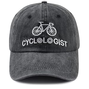 Cyclist Hat for Men Women, Classic Adjustable Cotton