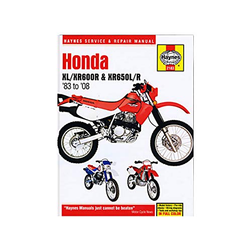 Haynes Repair Manual For 85-03 HONDA XR100
