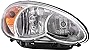 Brock Replacement Set Driver and Passenger Halogen Headlights Compatible with 2006-2010 PT Cruiser 5116043AB 5116042AB