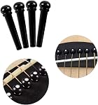 24Pcs Pins de pont de guitare acoustique,3.2cm/1.26