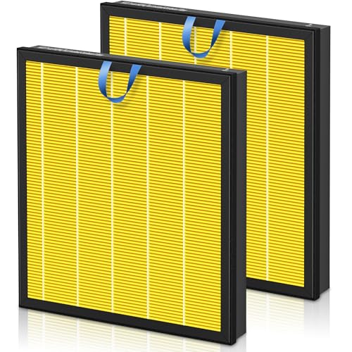 Image of Vital 100S Pet Care Replacement Filter for LEVOIT Vital 100S and Vital 100S-P Air Purifier, High-Efficiency Activated Carbon Filter, Vital 100S-RF-PA, LRF-V102-YUS, 1 Pack, Yellow