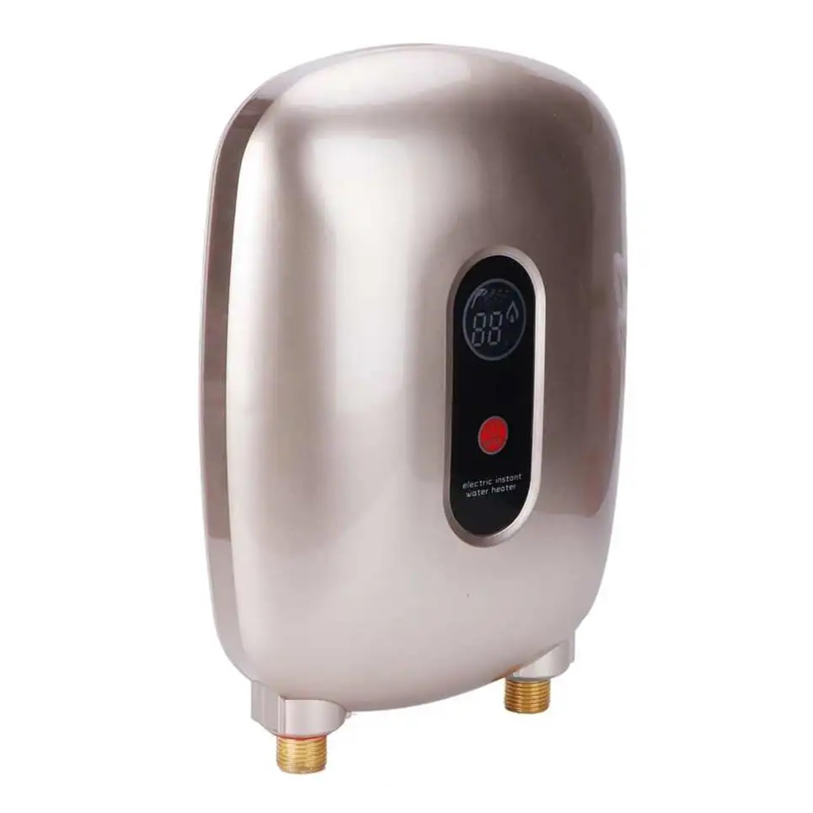 Mooilko Golden Intelligent Water Heater Household Mini Electric Water Heater Instant Tankless Water Heater Heating Machine Easy To Use(,220 5500W)