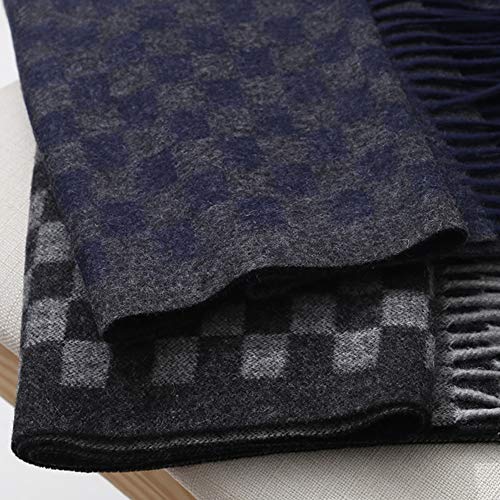 Écharpe jacquard contre le froid grande section unisexe - 5