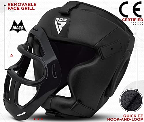 Rdx Boxing Headgear Mma Muay Thai, Removable Face Grill, Head Gear For Sparring Grappling Martial Arts Kickboxing Taekwondo Karate Bjj Training #TOP1
