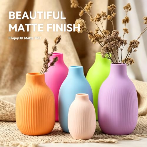 Image of 95A Matte TPU Filament Bundle 1.75mm 6 Pack 250g