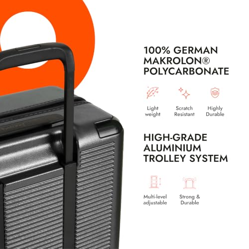 Image of Belong Cloud Medium Check-in Luggage, 66 cm, Slate Grey