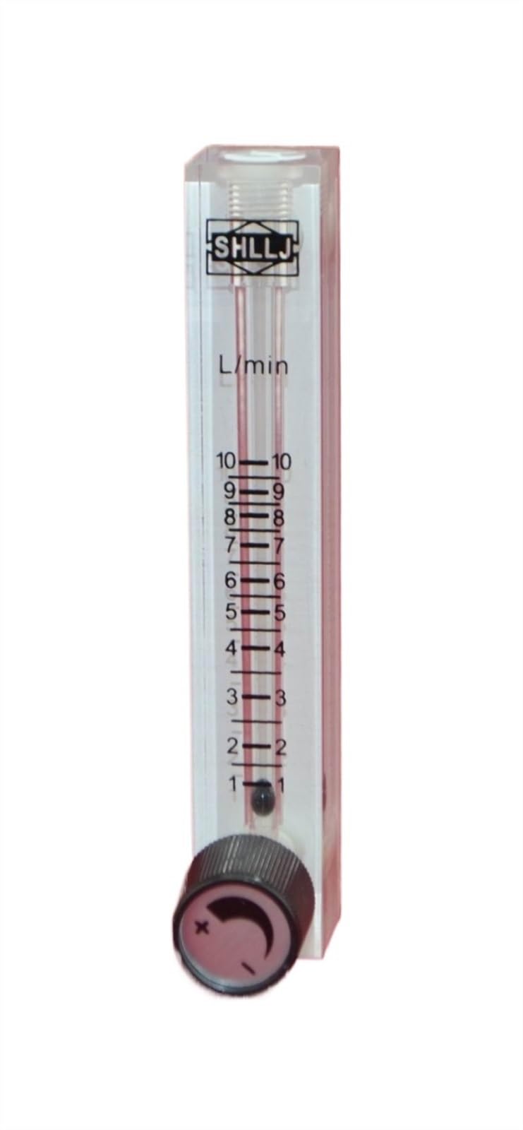 Medidor de flujo de aire LZQ-7 1-10LPM con válvula de control for conector de oxígeno, puede ajustar el flujo