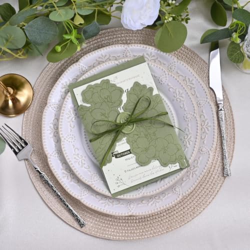 Image of Double Face Moss Satin Thin Ribbon 1 /8 inch X 50 Yards Polyester Moss Ribbon for Gift Wrapping Very Suitable for Weddings Party Hair Bow Invitation Decorations and More