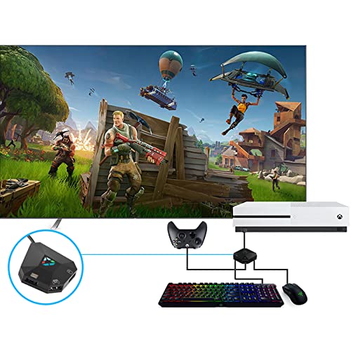 Keyboard And Mouse Converter For Nintendo Switch, Joso Keyboard And Mouse Adapter For Ps4/Ps3/Xbox One/360 Console Converter, 1 Type-C&3 Micro-Usb #TOP5