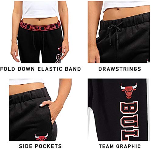 Image of Ultra Game NBA Womens Women Jogger Pants Active Basic Fleece Sweatpants