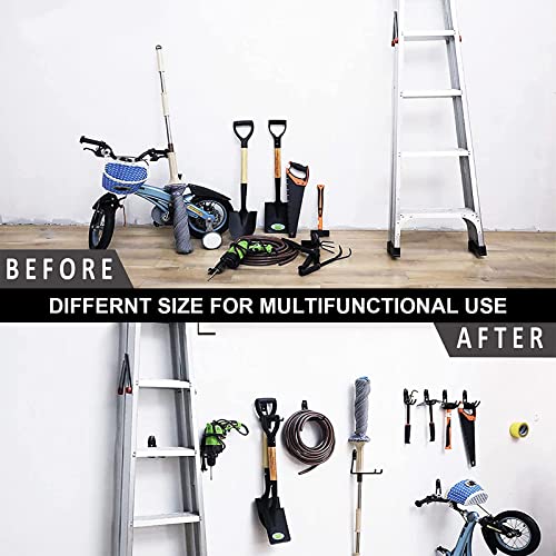 image for Sulishang 16 Pack Garage Hooks Heavy Duty, Utility Steel Garage Storag