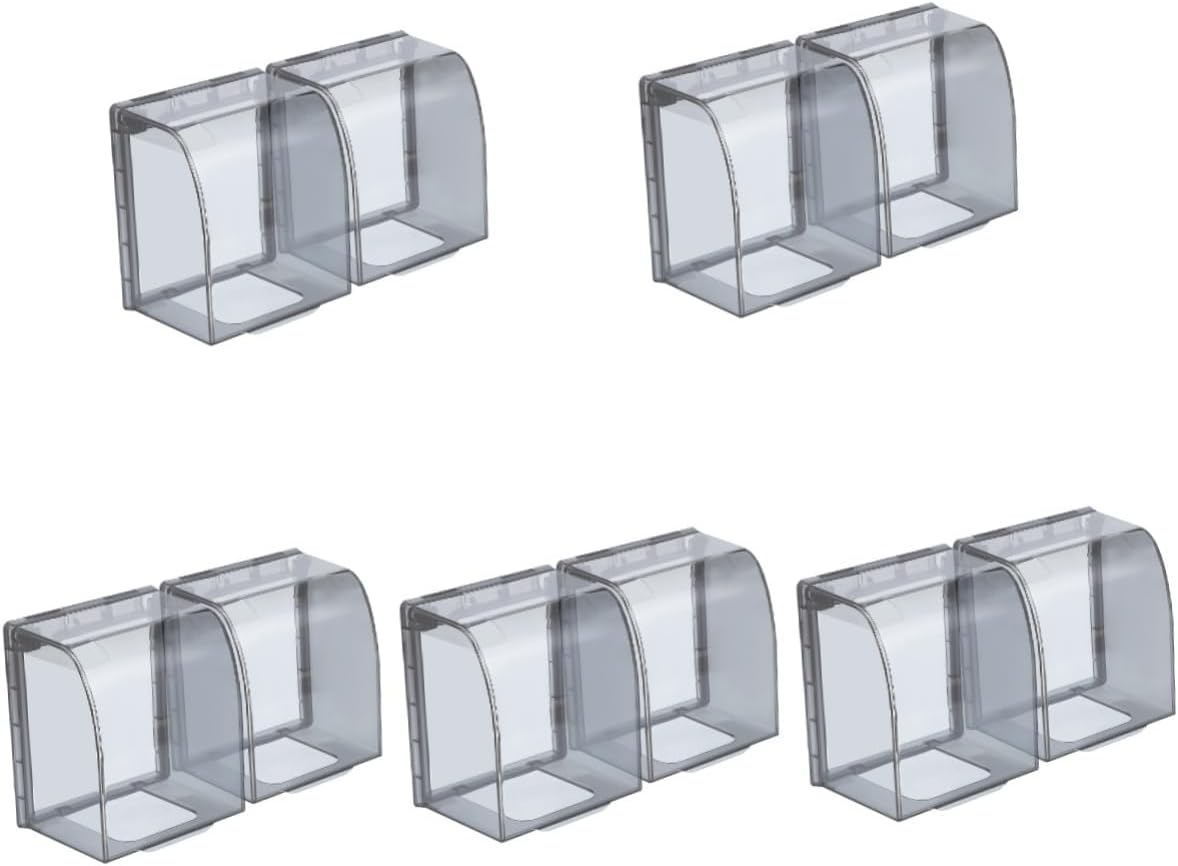 balacoo 5sets Electrical Outlet Covers Multipurpose Water-resistant Easy to Install for Indoor Outdoor 2pcs*5