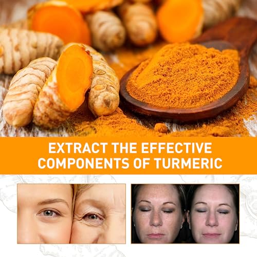 OKAQEE Kojic Acid Turmeric Oil, Dark Spot Remover for Face, Turmeric Oil Dark Spot Corrector - Image 4