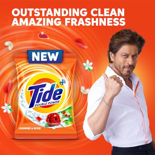 Image of Tide Plus Detergent Washing Powder - 10kg Mega Saver Pack | Jasmine & Rose Fragrance | Removes deep-seated Oil, Gravy, Tea Stains | World's No. 1 Detergent Brand