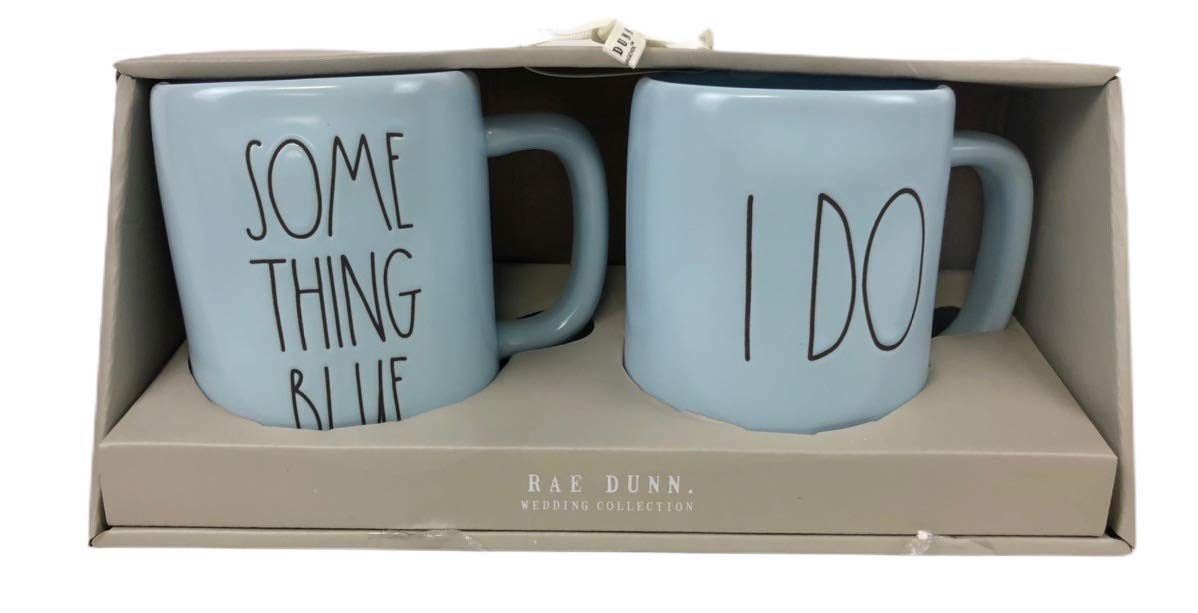 Amazon.com: Rae Dunn Wedding Collection SOME THING BLUE I DO  display picture 2