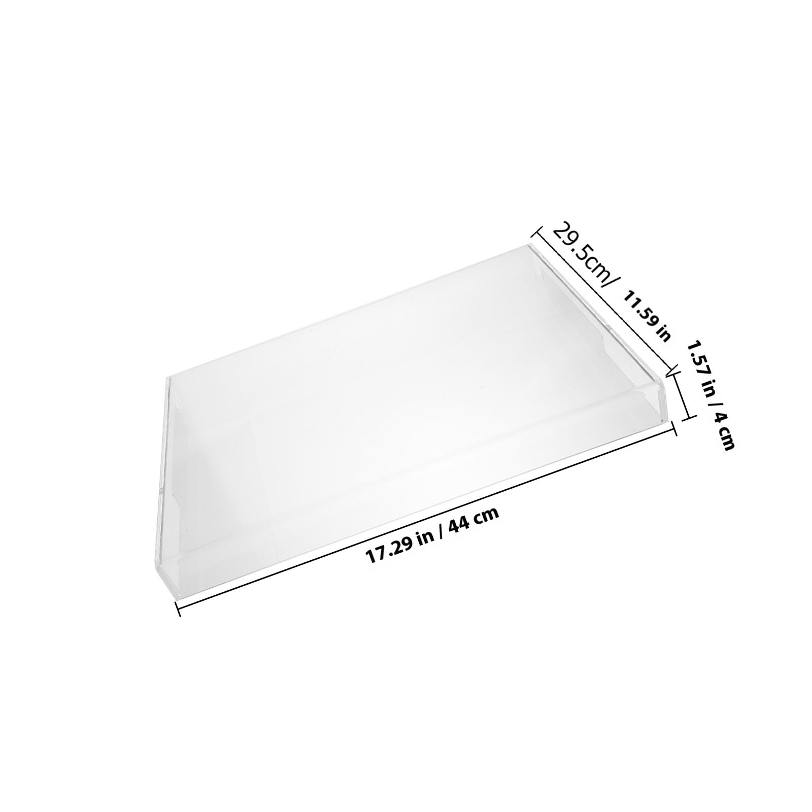 Kisangel Protection Clavier 17,3 Pouces en Acrylique Transparent Ordinateur Portable Support de Protection Léger et Confortable pour Clavier pour Bureau