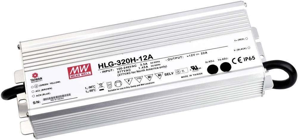 Mean Well HLG-320H-12A tensione costante + driver LED corrente costante HLG-320H