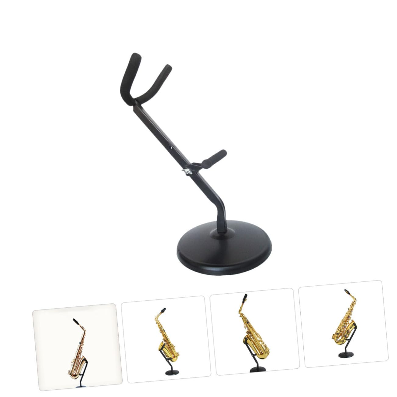 minkissy Saxophonständer aus Rutschfester Aufbewahrungsständer für Altsaxophon mit Weichem Schwamm für Zuhause Geschäft und Langlebiges Design für Vielseitige Nutzung