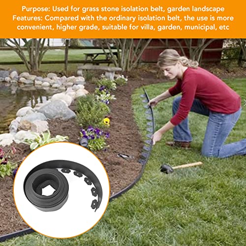 Bordas de Paisagem Sem Escavação, Kit de Borda de Paisagem de 7,9 pol. Kit de Rolo de Borda de Grama