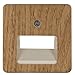 Produktbild Kopp 349530181 Milano Eiche-Natur Abdeckung für UAE-Anschlussdose