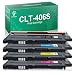 GREENSKY 4PK ( 1Black Cyan 1Yellow 1Magenta) Compatible Toner For Samsung CLT-K406S CLT-C406S CLT-Y406S CLT-M406S Laser Toner Cartridge Replacement Set for Samsung Printer CLP-360 CLP-365W CLP-366
