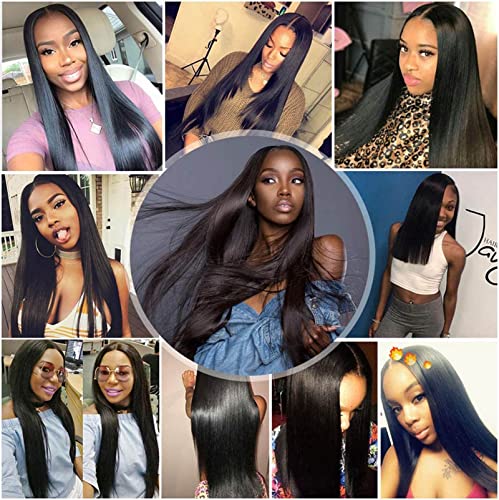 Brazilian Hair 3 Bundles Straight Weave 24 26 28