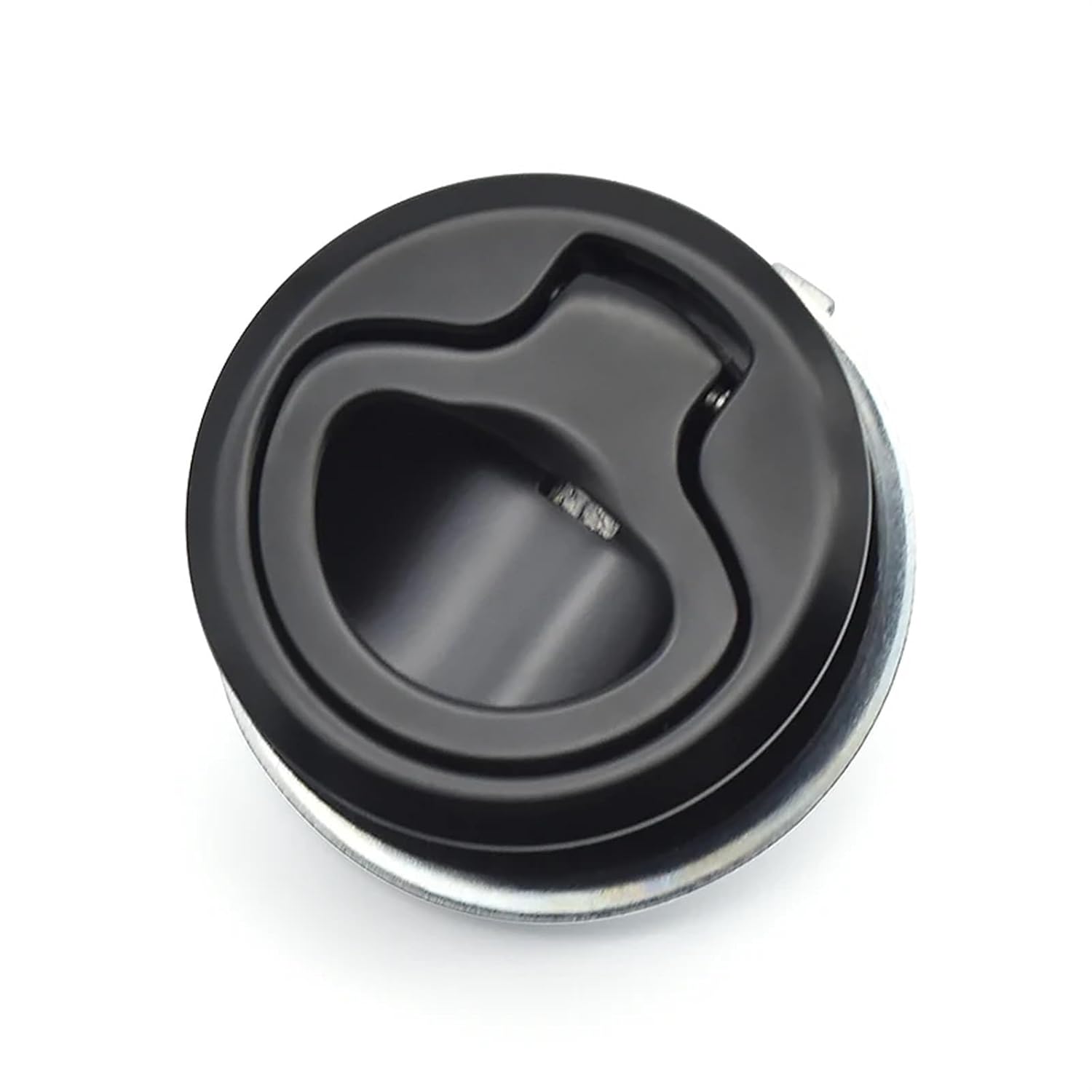 XK246 Same As Zinc Aolly Small Round Handle Pull Ring Cam Lock Marine Latch with Car and Ships 1Pcs(XK246-44WX)