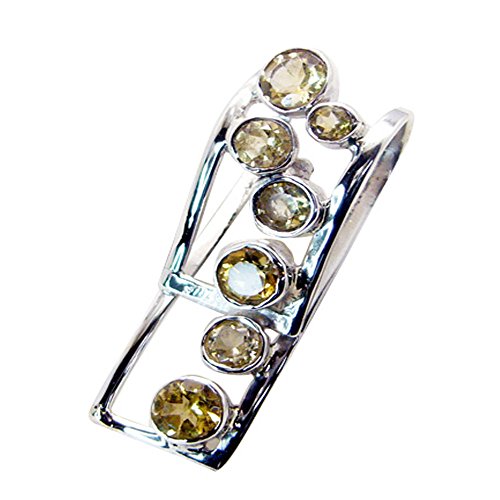 Pendentif en argent citrine pour retrouver vitalité et harmonie - 3