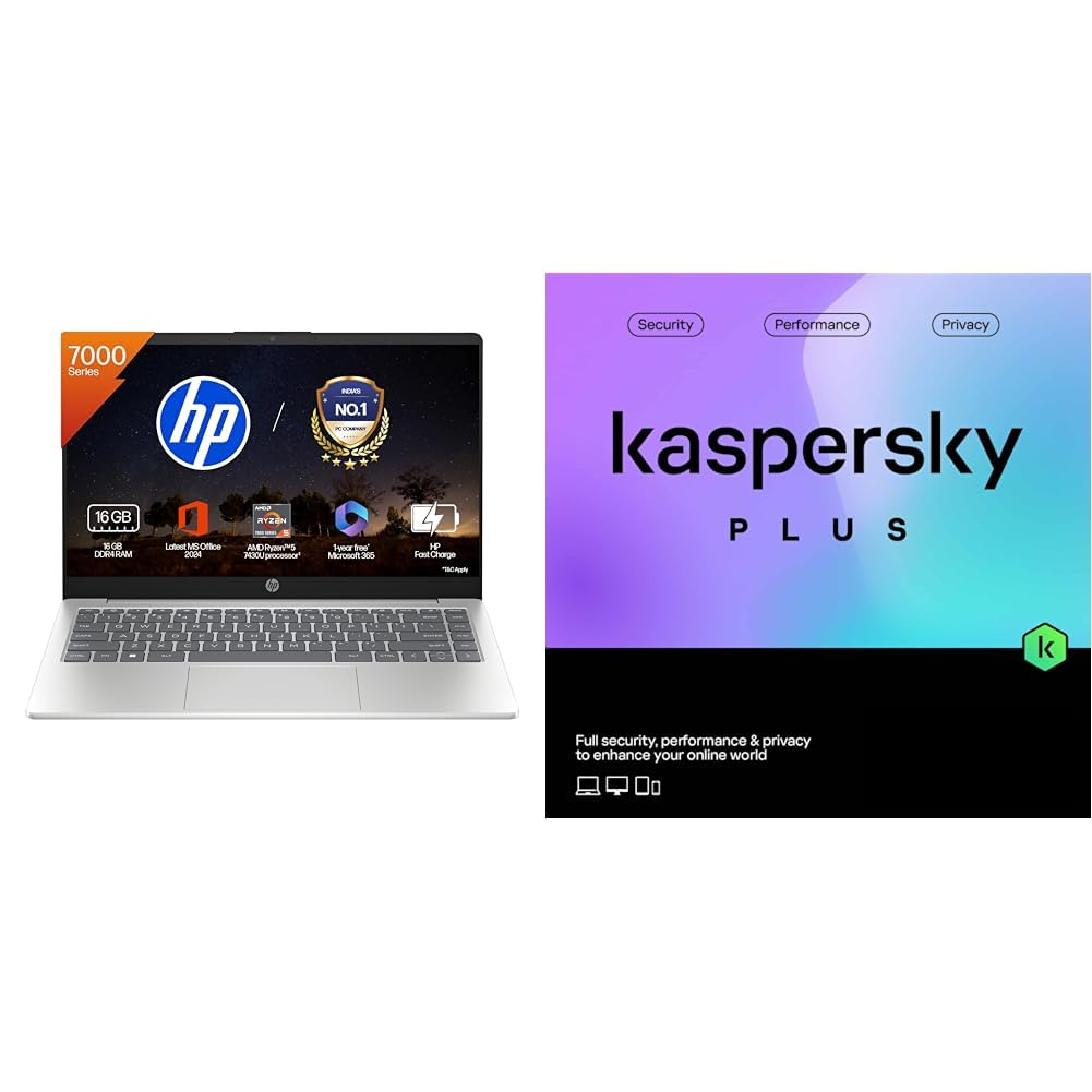 HP 15, AMD Ryzen 5 7430U (16GB DDR4, 512GB SSD) FHD, Anti-Glare