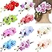 Mix Colors 4" Calendula Hair Daisy Flower Clip Baby Girl Chiffon Flowers Lined Hair Bows Alligator Clips for Teens Girls Toddlers Wedding Decroation
