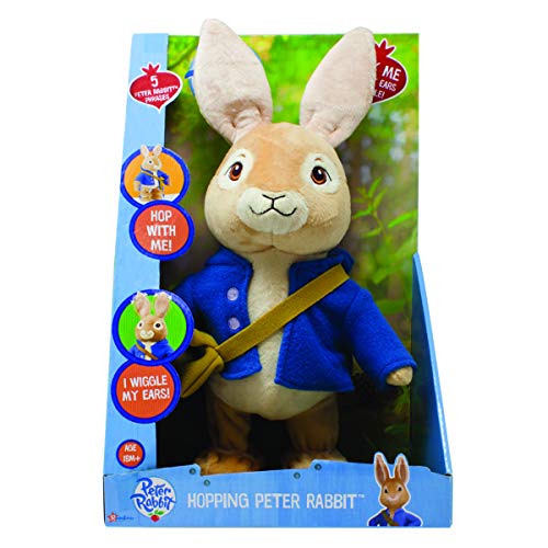 Peter Rabbit Talking and Hopping-Conejo de Peluche (Rainbow Designs Ltd PO1438)