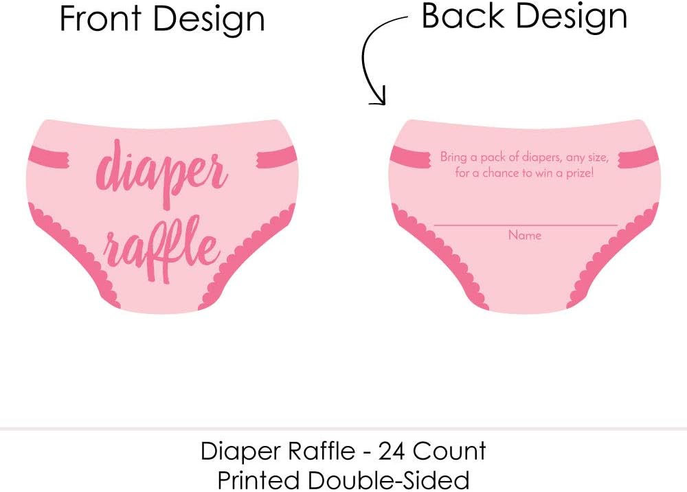 オンライン限定価格*】シルバニアファミリー ふたり乗りベビーカー | おもちゃ通販のトイザらス オンラインストア ベビーガール – おむつ型ラッフルチケットインサート – ピンクベビーシャワーゲーム – 24個セット